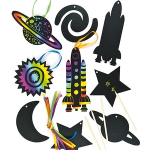 Solar System Scratch Art (Pack of 36)