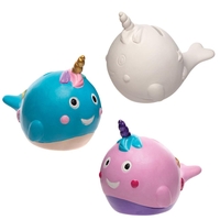 Unicorn Whale Ceramic Coin Banks (Box of 2) Decoration Craft Kits