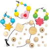 Wooden Bead Bracelet Kits (Pack of 5) Jewellery