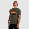 Sunset Tee Dark Green - XS