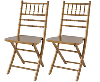 Folding Banquet Chairs (6 + 2 FREE)