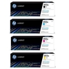 1 Full Set of HP 203A Black and 1 x Colour Set 203A C/M/Y Original Standard Capacity Toner Cartridges (4 Pack)
