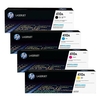 1 Full Set of HP 410A (CF410A) Black and 1 x Colour Set C/M/Y (Original) Toner Cartridges (4 Pack)