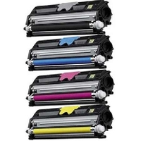 1 Full Set of Konica Minolta A0V301H Black and 1 x Colour Set A0V30CH/M/Y (Original) Toner (4 Pack)