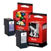 1 Full Set of Lexmark 18Y0342E Black and 1 x Colour Set 18Y0341E Origianl Ink Cartridges (2 Pack)