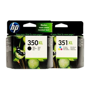 1 x Black HP 350XL and 1 x Colour Set HP 351XL (Original) (2 Pack)