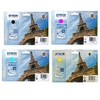 1 x Epson T7021 Black and x 1 Epson T7022-24 Colour Original Cartridges (4 Pack)