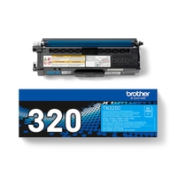 Brother TN320C Cyan Original Standard Capacity Toner Cartridge