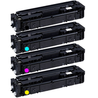 Compatible Multipack Canon 045BK/C/M/Y Full Set Standard Capacity Toner Cartridges (4 Pack)