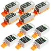 Compatible Multipack Canon BCI-15K/16C 5 Full Sets Ink Cartridges (10 Pack)