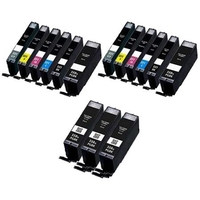 Compatible Multipack Canon Pixma MG7100 All-in-One Printer Ink Cartridges (15 Pack) -6443B001