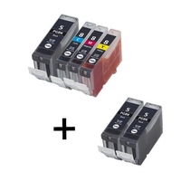 Compatible Multipack Canon Pixma MP830 Printer Ink Cartridges (6 Pack) -0628B001