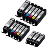 Compatible Multipack Canon Pixma TS5000 Printer Ink Cartridges (15 Pack) -0331C001