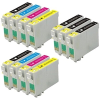 Compatible Multipack Epson 18XL 2 Full Sets + 3 EXTRA Black Ink Cartridges (11 Pack)