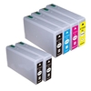 Compatible Multipack Epson 79XL T7901/4 Full Set + 2 EXTRA Black High Capacity Ink Cartridges (6 Pack)