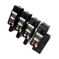 Compatible Multipack Epson Aculaser CX17 Printer Toner Cartridges (4 Pack) -C13S050614