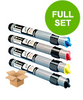 Compatible Multipack Epson S050038/41 Full Set Toner Cartridges (4 Pack)