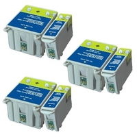 Compatible Multipack Epson T007/T008 3 Full Sets Ink Cartridges (6 Pack)