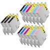 Compatible Multipack Epson T0331/6 2 Full Sets + 3 EXTRA Black Ink Cartridges (15 Pack)