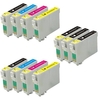 Compatible Multipack Epson T0551/4 2 Full Sets + 3 EXTRA Black Ink Cartridges (11 Pack)