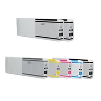 Compatible Multipack Epson T6361-64/68 Color Sets + 2 EXTRA Black Ink Cartridges (7 Pack)