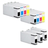 Compatible Multipack Epson T7021/4 2 Full Sets + 3 EXTRA Black Ink Cartridges (11 Pack)