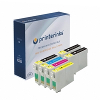 Compatible Multipack Epson WorkForce WF-7835DTWF Printer Ink Cartridges (6 Pack) -C13T05H14010