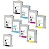 Compatible Multipack HP 13 2 Full Sets + 1 EXTRA Black Ink Cartridges (9 Pack)