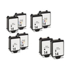 Compatible Multipack HP 14BK/14CL 3 Sets + 2 EXTRA Black Ink Cartridges + 1 Free Paper (8 Pack)