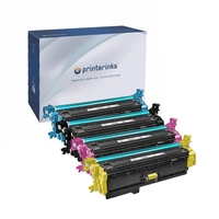 Compatible Multipack HP 201X High Capacity Full Set Toner Cartridges (4 Pack)