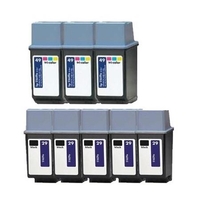 Compatible Multipack HP 29/49 3 Sets + 2 EXTRA Black Ink Cartridges + 1 Free Paper (8 Pack)
