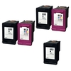 Compatible Multipack HP 652 2 Full Sets + 1 EXTRA Black Ink Cartridges (5 Pack)