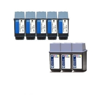 Compatible Multipack HP Apollo P-2600 Printer Ink Cartridges (8 Pack) -C6614DE