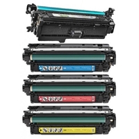 Compatible Multipack HP Colour LaserJet CM4540f Printer Toner Cartridges (4 Pack) -CE264X