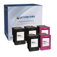 Compatible Multipack HP Deskjet 1055 Printer Ink Cartridges (5 Pack) -CH563EE