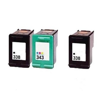 Compatible Multipack HP DeskJet 6848 Printer Ink Cartridges (3 Pack) -C8765EE