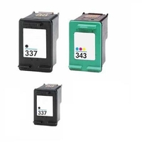 Compatible Multipack HP DeskJet D4145 Printer Ink Cartridges (3 Pack) -C9364EE