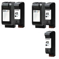 Compatible Multipack HP OfficeJet 1170Cse Printer Ink Cartridges (5 Pack) -51645A