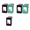 Compatible Multipack HP OfficeJet 7413 Printer Ink Cartridges (5 Pack) -C8765EE