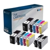 Compatible Multipack HP PhotoSmart Premium C309n TouchSmart Web All-in-One Printer Ink Cartridges (12 Pack) -CN684EE