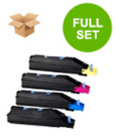 Compatible Multipack Kyocera TK-855K/Y Full Set Toner Cartridges (4 Pack)
