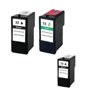 Compatible Multipack Lexmark X5200 Printer Ink Cartridges (3 Pack) -18C0032E