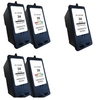 Compatible Multipack Lexmark X5200 Printer Ink Cartridges (5 Pack) -18C0034E