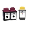 Compatible Multipack Lexmark X70 Printer Ink Cartridges (3 Pack) -12A1970E