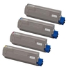 Compatible Multipack Oki 43459405/08 Full Set Toner Cartridges (4 Pack)