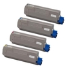 Compatible Multipack Oki 44059165-68 Full Set Standard Capacity Toner Cartridges (4 Pack)