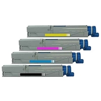 Compatible Multipack OKI C5250dn Printer Toner Cartridges (4 Pack) -42804508