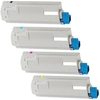 Compatible Multipack OKI C5800 Printer Toner Cartridges (4 Pack) -43324424