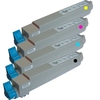 Compatible Multipack OKI C9655n Printer Toner Cartridges (4 Pack) -43837132