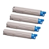 Compatible Multipack OKI MC360 Printer Toner Cartridges (4 Pack) -43459324